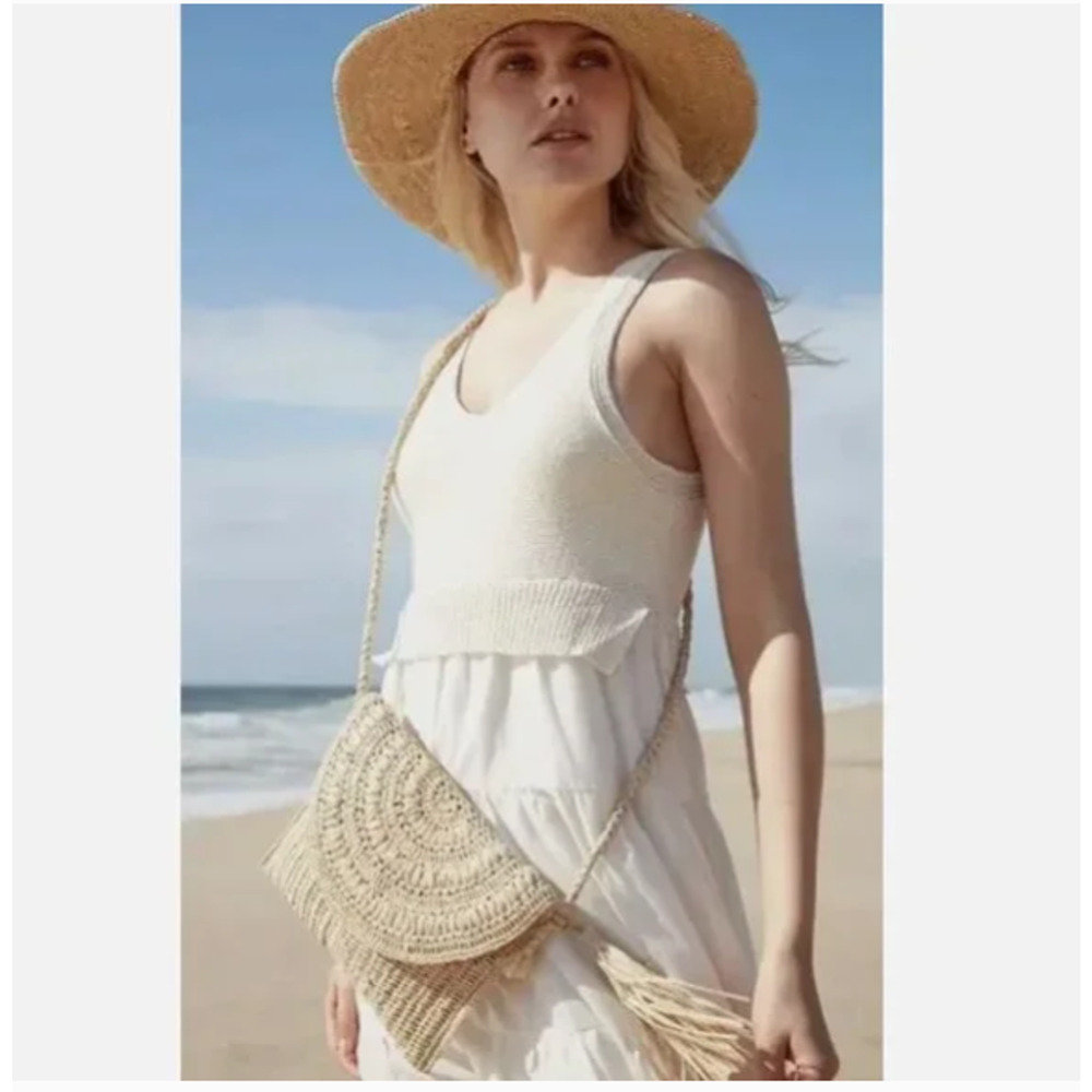 mar Y sol Mia Crossbody Natural